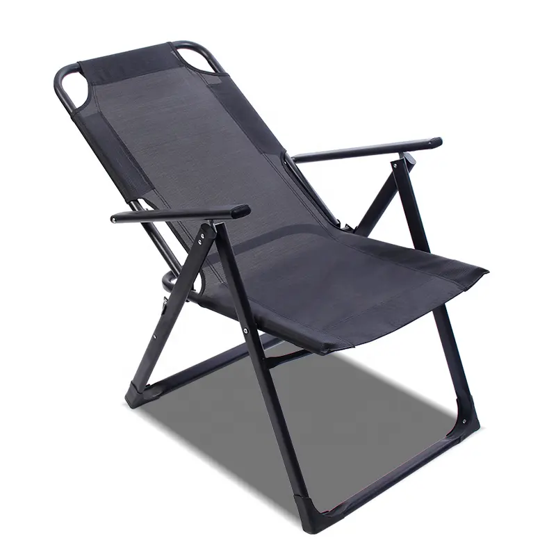 Lightweight beach chair folding armrest camping chair lawn chair for outdoor