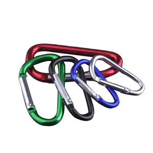 Mini petit porte-clés en aluminium Mousqueton Mousqueton Clips pour porte-clés Camping Outdoor Traveling