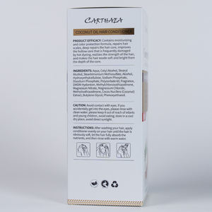 Ensemble de soins capillaires du fabricant : Shampoing et après-shampoing nourrissants à l'huile de coco biologique et au beurre de karité, sans sulfate - Product Image 2