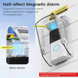 Couverture étanche pour sonnette vidéo Mg-Fsg100-W, en plastique, Ip65, pour l'extérieur et l'intérieur, support antivol, étui de protection - Product Image 5