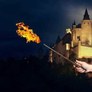 Cosplay Electronic <strong>Fire</strong> Flasher Magic <strong>Wands</strong> Magic Trick Professional Flame Lighter Device Props Magicians Accessories Magia Game - Product Image 5