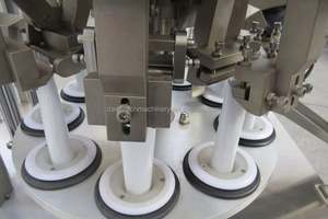 Machine automatique de remplissage et de pliage de tubes en acier inoxydable, métal et aluminium pour pommades, pâtes, adhésifs et colles - Product Image 2