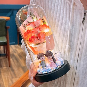 Di fascia alta pratici mazzi eterni per san valentino pratici fiori decorativi di fascia alta <span class=keywords><strong>piante</strong></span> regali di compleanno per - Product Image 3