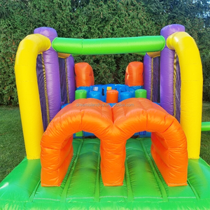 Casa Inflable Comercial <span class=keywords><strong>de</strong></span> Obstáculos <span class=keywords><strong>de</strong></span> Colores para Niños Pequeños, Área <span class=keywords><strong>de</strong></span> Juegos Inflable para Exteriores - Product Image 5