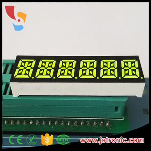 Pantalla LED Jstronic de 6 Dígitos y 14 Segmentos, <span class=keywords><strong>Color</strong></span> Rojo, Verde, Azul y Blanco, 0.39/0.4 Pulgadas - Product Image 6