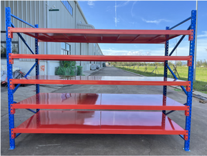 رفوف تخزين مستودعات جراكينج، رفوف فولاذية متينة طويلة المدى مع طلاء مسحوق - Product Image 4