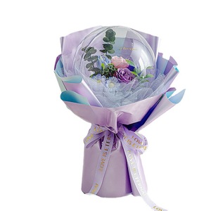 Bouquet de <span class=keywords><strong>fleurs</strong></span> savon en forme de boule, 81 pièces, <span class=keywords><strong>fleurs</strong></span> séchées, pour un cadeau d'anniversaire pour petite amie, pour la saint-valentin, pour la fête <span class=keywords><strong>des</strong></span> mères - Product Image 1