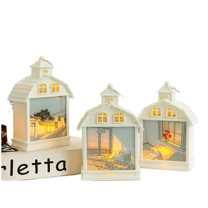 Lámpara de <span class=keywords><strong>mesa</strong></span> con luz nocturna de estilo Ins, Pintura transparente, candelabro de luz solar LED sin llama, adorno pequeño <span class=keywords><strong>para</strong></span> decoración de ambiente - Product Image 1
