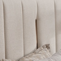 Design italien en cuir grande tête de lit cadre de lit super king size vente en gros