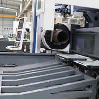 Machine de découpe laser CNC FINCM de type portique robuste 12M 6 KW pour poutres en H, tubes et profilés, découpeuse laser à fibre 12KW avec chanfreinage