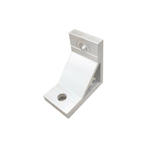 Aluminum Alloy Angle Bracket 6063 Material 5 Mm Thickness Anodized For Industrial Aluminum Profiles - Product Image 1