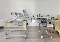 Ligne de machines de remplissage de liquides entièrement automatique pour miel, huile comestible, colle, liquides visqueux, remplissage et bouchage de bouteilles, étiquetage