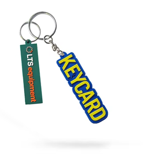 Custom Logo & Size Rubber Promotional Keychains & Carabiners for Personalization and Branding Accessories