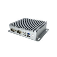Komputer Mini Industri Tanpa Kipas dengan Port HD, Intel Celeron J1900, Dual 4LAN 2COM, 4GB/8GB, 3USB2.0/1USB3.0, Win10 Pro