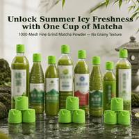 Botella Portátil para Té Matcha Instantáneo Japonés en Polvo con Tapa Separadora para Viajes y Actividades al Aire Libre