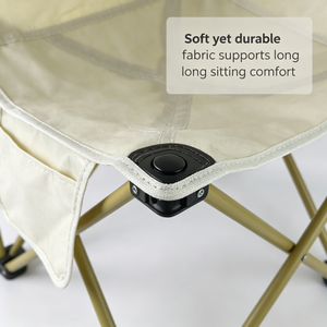 Chaise pliante portable avec logo <span class=keywords><strong>personnalisé</strong></span>, siège de camping compact en tissu Oxford, dossier avec poche latérale pour le plein air, la plage et la randonnée - Product Image 3