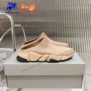 High Quality SPEED RECYCLED Women's Knitted Slippers Fashion Luxury Casual <b>Socks</b> Shoes Comfortable Sandals Soft Walking Shoes - Product Image 1