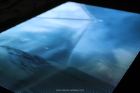 Film Layar Transparan Kontrol Cerdas OPSCO SK6812 RGBW Addressable Flexible Sign LED Screen App PC