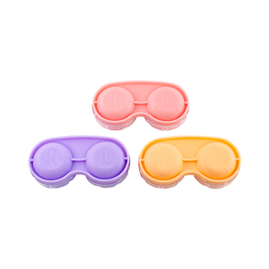 CHANXIN DC-1201G Estuche Portátil de Plástico Rígido para Lentes de Contacto, Fácil de Transportar, para Mujer, Clásico - Product Image 5