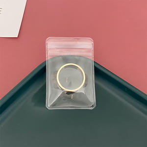 Small Zip Lock Frosted Plastic PVC Logo Biodegradable Frosted Custom Printing <b>Sealing</b> <b>Bag</b> Zipper <b>Bag</b> for Jewelry Packaging - Product Image 5