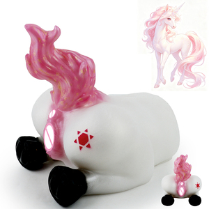 Unicorn Star Tail Penis Stroker, manchon de massage pour pénis en silicone flexible et lavable, avec poche vaginale unique, jouet pour adultes, vente en gros - Product Image 1
