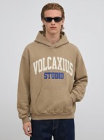 Sweat-shirt de luxe en polycoton épais, tissu CVC respirant, solutions de marque privée sur mesure, look athleisure haute couture