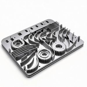 Placa de Canal de Flujo de Aluminio Mecanizada con Precisión CNC de 5 Ejes |   Base de Enfriamiento Personalizada para Equipos de Semiconductores - Product Image 3
