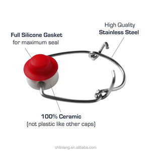 Shanghai Linlang Venta caliente 330ml botella de <span class=keywords><strong>cerveza</strong></span> botellas de <span class=keywords><strong>cerveza</strong></span> de vidrio vacías con tapa abatible o tapa abatible - Product Image 6