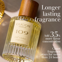 GUCOR 109 50ml Earth Unisex Parfum Mewah Original Eau De Parfum Aroma Fougere Oriental untuk Pria Menawan Semprotan Tahan Lama