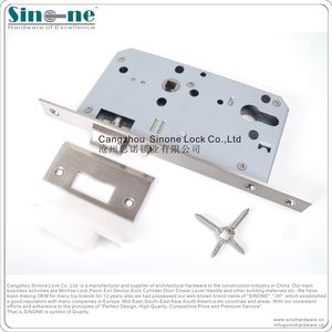 אירו סטנדרטי אש מדורג לגרז אנטי-לתקוע לילה תפס דלת מנעול אש לילה דלת יצוא לאירופה - Product Image 3