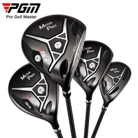 Ensemble de clubs de golf de compétition PGM MTG036 MEGA PRO pour hommes, 13 pièces, avec driver en alliage de titane à rebond élevé