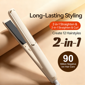 Lisseur de cheveux professionnel MCH à infrarouge pour salon, marque privée, 480F, en nano-titane - Product Image 1