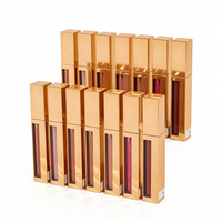 Rouge à lèvres liquide vegan de marque propre, fini velours mat, 5 ml, gloss à lèvres hydratant minéral, longue tenue, imperméable, hydratant