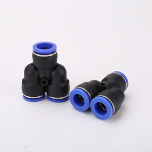 Raccord pneumatique en T de type Y, raccord rapide en plastique pour tuyau d'air, réducteur rapide pour gaz sur tuyau, modèle PW8-6 PY-4/6 - Product Image 5