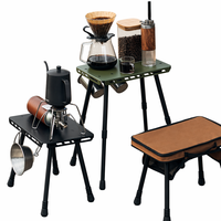 Table tactique IGT pliable et portable, en aluminium, modulaire, pour le camping en plein air, table d'appoint réglable en hauteur, table de cuisson pour barbecue