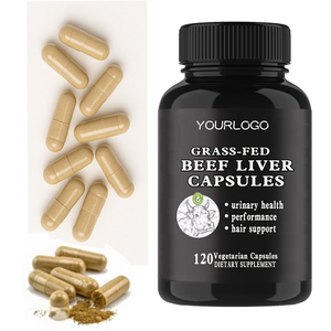 Kapsul Vitamin A Suplemen Hati Sapi <span class=keywords><strong>Halal</strong></span> Iron Grass Fed, untuk Kulit dan Rambut, Kapsul Hati Sapi, Kapsul Tudca Hati Sapi - Product Image 1