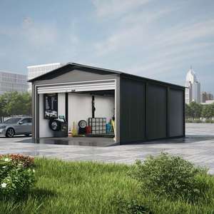 <span class=keywords><strong>Abri</strong></span> de jardin portable en acier allié 12x25 pieds, <span class=keywords><strong>abri</strong></span> de voiture extra large avec portes à double charnière verrouillables, <span class=keywords><strong>abri</strong></span> de voiture robuste - Product Image 2