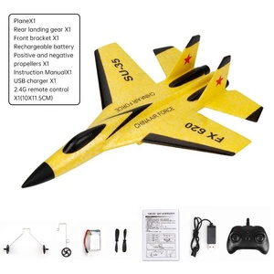 Máy bay điều khiển từ xa AiJH Plane Uack Aviones, mô hình siêu nhẹ, nhỏ gọn, giá rẻ, động cơ <span class=keywords><strong>RC</strong></span>, máy bay Su 35, dành cho trẻ em. - Product Image 6