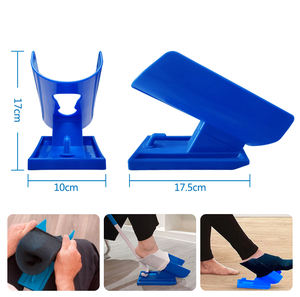 Alat Bantu Pakai/Kupas Sepatu 2-in-1 Plastik Portabel Mudah Digunakan, Desain Penyangga Tahan Lama, Bantuan Lansia, Logo Kustom, Perlengkapan Rumah Tangga - Product Image 2