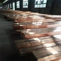 Barre omnibus en cuivre pur 99.99% Prix de barre plate en cuivre personnalisé pour centrale électrique 85*10*5000mm