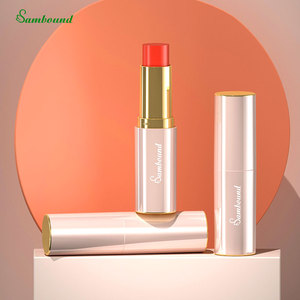 10g Lipstick Tube Eco-Friendly PET Material Empty <b>Lip</b> Gloss <b>Container</b> with Electroplating Finish Customizable Logo - Product Image 2