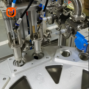 Tự động Kem bơ điền niêm phong máy đóng Gói Đậu Phộng bơ Khay hộp điền máy băng đóng Gói máy carton - Product Image 5