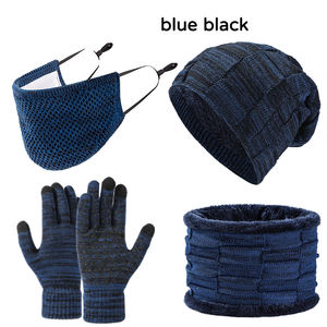 Ensemble chaud pour <span class=keywords><strong>homme</strong></span> pour l'hiver : <span class=keywords><strong>bonnet</strong></span>, masque, gants, cache-cou, écharpe, accessoires décontractés pour l'extérieur et le quotidien - Product Image 6