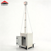 Torre de CCTV Cúbica Compacta, Impermeable IP65, con Opción de 4 Paneles Solares