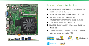 Prezzo di fabbrica IvyBridge PGA988 HM77chipset Mini Itx scheda madre nucleo I3/i5/i7 PC scheda madre 1 scheda madre SATA industriale - Product Image 3