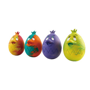 Juguete <span class=keywords><strong>de</strong></span> Huevo <span class=keywords><strong>de</strong></span> Pascua, Huevos <span class=keywords><strong>de</strong></span> Gallina Coloridos, Juguetes <span class=keywords><strong>de</strong></span> <span class=keywords><strong>Goma</strong></span> para Cachorros, Juguetes Educativos Interactivos para Masticar para Mascotas - Product Image 2