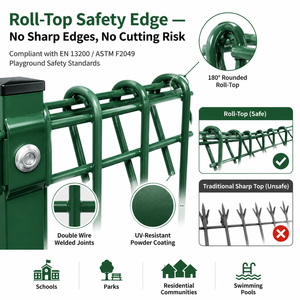 BRC Fence <strong>Gate</strong> Included Package Complete Perimeter Kit with Matching Posts &amp; <strong>Clamps</strong> - Product Image 3