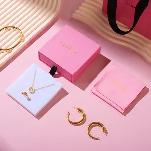 Free Sample Lionwrapack Jewelry Box: Custom Logo Eco-Friendly Drawer For Necklace Ring Gift Packaging