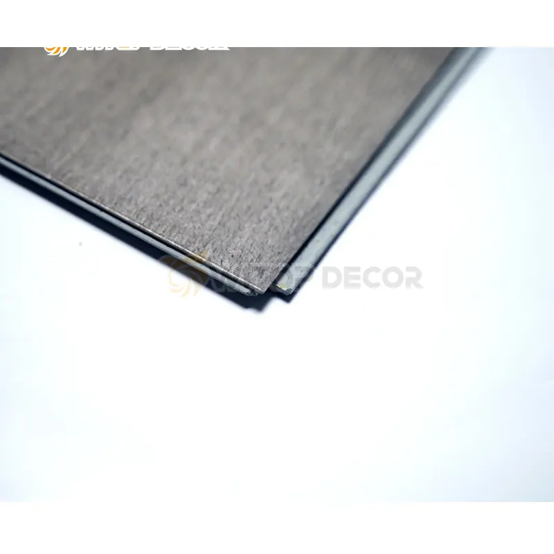 Vivid Wood Texture Emboss Surface Spc Vinyl Flooring With High Strength