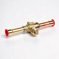 Vanne d'angle de service (vanne d'arrêt) en laiton Trane VAL05881 pour condenseur avec port d'accès SAE 1/4'' (pièce CVC)